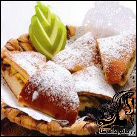 طرز تهیه شیرینی برشی - rozbano 36 1 2