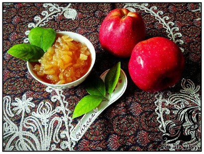 طرز تهیه مربای سیب - rozbano 36 11