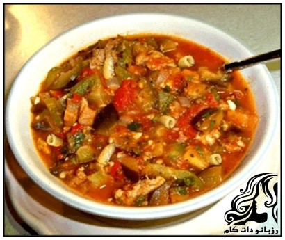 طرز تهیه سوپ بادمجان - rozbano 37 12