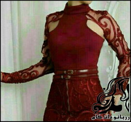 آموزش دوخت لباس مجلسی زنانه - rozbano 370 10
