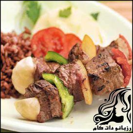 طرز تهیه کباب قارچ و فلفل - rozbano 38 1 2