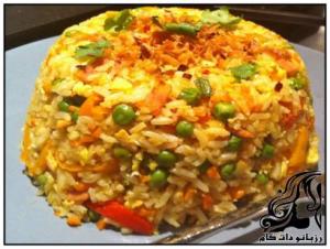 طرز تهیه پلو چینی - rozbano 398 17