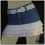 ساخت دامن با استفاده از شلوار لی کهنه - rozbano 407 20