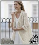 آموزش بافت ژاکت زنانه زیبا - rozbano 409 17