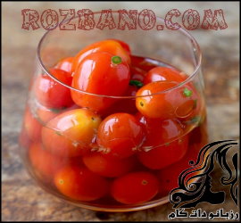 طرز تهیه ترشی گوجه گیلاسی - rozbano 424 1