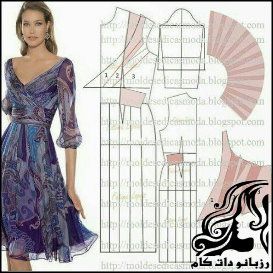 چند مدل لباس به همراه الگو - rozbano 428 11