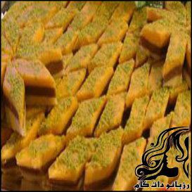 طرز تهیه حلوا دورنگ - rozbano 431 1