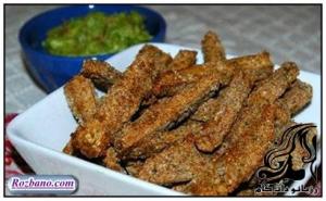 طرز تهیه اسنک بادمجان - rozbano 44 23