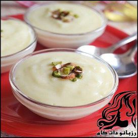 طرز تهیه فرنی آرد برنج و نشاسته - rozbano 449 1 1