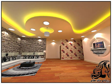نمونه هایی از کناف کاری سقف به سبک مدرن - rozbano 45 9