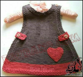 آموزش بافت سارافون دخترانه بچگانه - rozbano 450 1