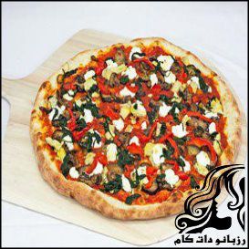 پیتزا بادمجان و اسفناج - rozbano 46 1 2