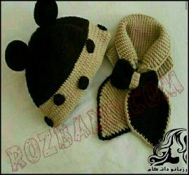آموزش بافت شال گردن گره ای - rozbano 461 1