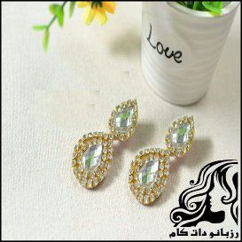 آموزش ساخت گوشواره نگینی - rozbano 461 5