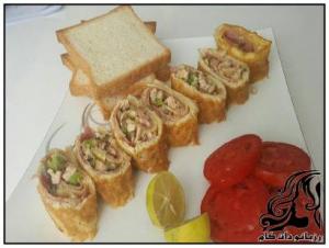 طرز تهیه رولت تخم مرغ - rozbano 461 6