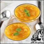 طرز تهیه پودینگ زردآلو - rozbano 464 1 1