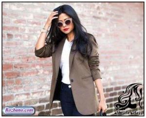 کت های پاییزی برای خانم ها خوش پوش - rozbano 474 21