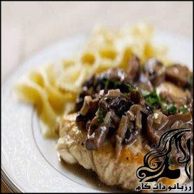 طرز تهیه مرغ با سس قارچ - rozbano 480 1 1