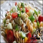 طرز تهیه سالاد ماکارونی کم چرب - rozbano 482 1 1