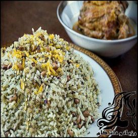 طرز تهیه شوید پلو با لوبیا چشم بلبلی - rozbano 486 1