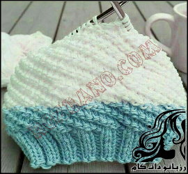 کلاه فانتزی با بافت کج راه - rozbano 487 1