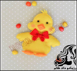 آموزش ساخت جوجه اردک زیبا - rozbano 493 14