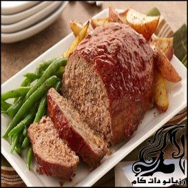 طرز تهیه لوف گوشت با سبزیجات - rozbano 495 1