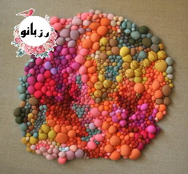 آموزش ساخت پادری رنگی رنگی - rozbano 495 9