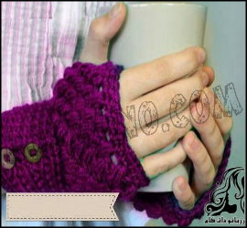 بافت دستکش نیم انگشتی - rozbano 499 5