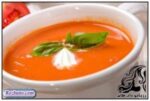 طرز تهیه سوپ گوجه فرنگی - rozbano 50 13