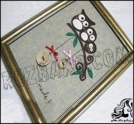 آموزش ساخت قاب نمدی زیبا - rozbano 500 8