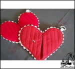آموزش دوخت دستگیره قلبی زیبا - rozbano 505 9