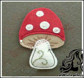 آموزش ساخت قارچ نمدی - rozbano 507 9