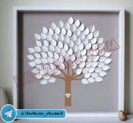 آموزش ساخت تخته یادبود مدل برگ درخت - rozbano 529 10