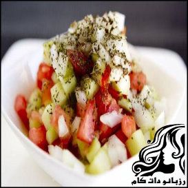 طرز تهیه سالاد شیرازی - rozbano 532 1 1