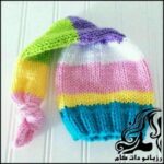 آموزش بافت کلاه دنباله دار شیطونی - rozbano 539 1 1
