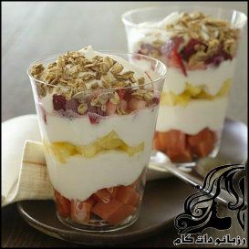 طرز تهیه پارفیت میوه - rozbano 546 1 1