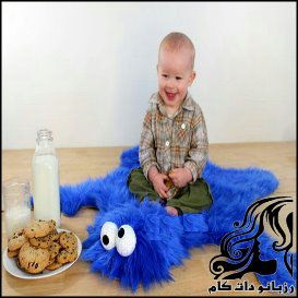 زیر انداز کودک هیولا کوکی - rozbano 548 21