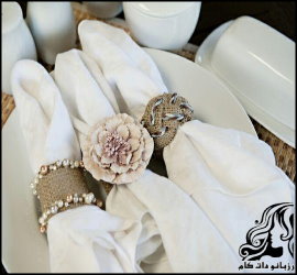 حلقه های نگهدارنده ی دستمال سفره - rozbano 559 10 40efc8e615b761be909193b15cce6f31