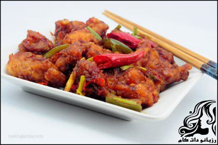 طرز تهیه مرغ چیلی - rozbano 57 11