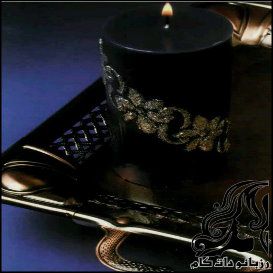 آموزش شابلون زدن شمع - rozbano 588 5