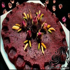 طرز تهیه حلوای آلبالو - rozbano 591 1 1