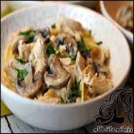 طرز تهیه خورشت قارچ و مرغ - rozbano 594 1 1