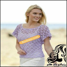 آموزش قلاب بافی بلوز زیبا(2) - rozbano 604 4 1