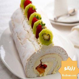 طرز تهیه رولت خامه ای - rozbano 609 1 2