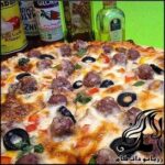 طرز تهیه پیتزا گوشت قلقلی - rozbano 629 1 1