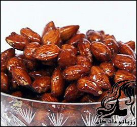 طرز تهیه بادام سوخته - rozbano 63 1 1