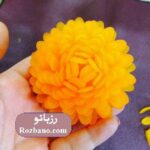 ساخت گل کریستالی داوودی - rozbano 638 12