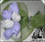 آموزش ساخت گل لاله پارچه ای - rozbano 638 18 1