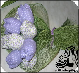 آموزش ساخت گل لاله پارچه ای - rozbano 638 18 1